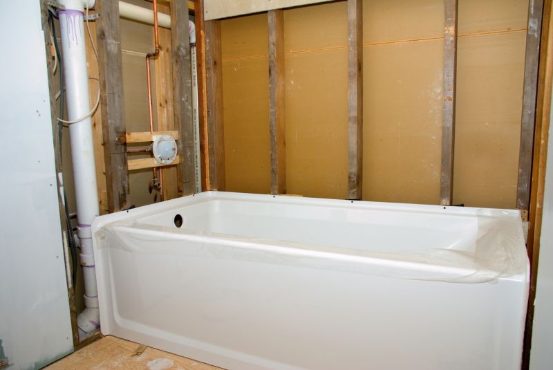 New Bathtub in Place